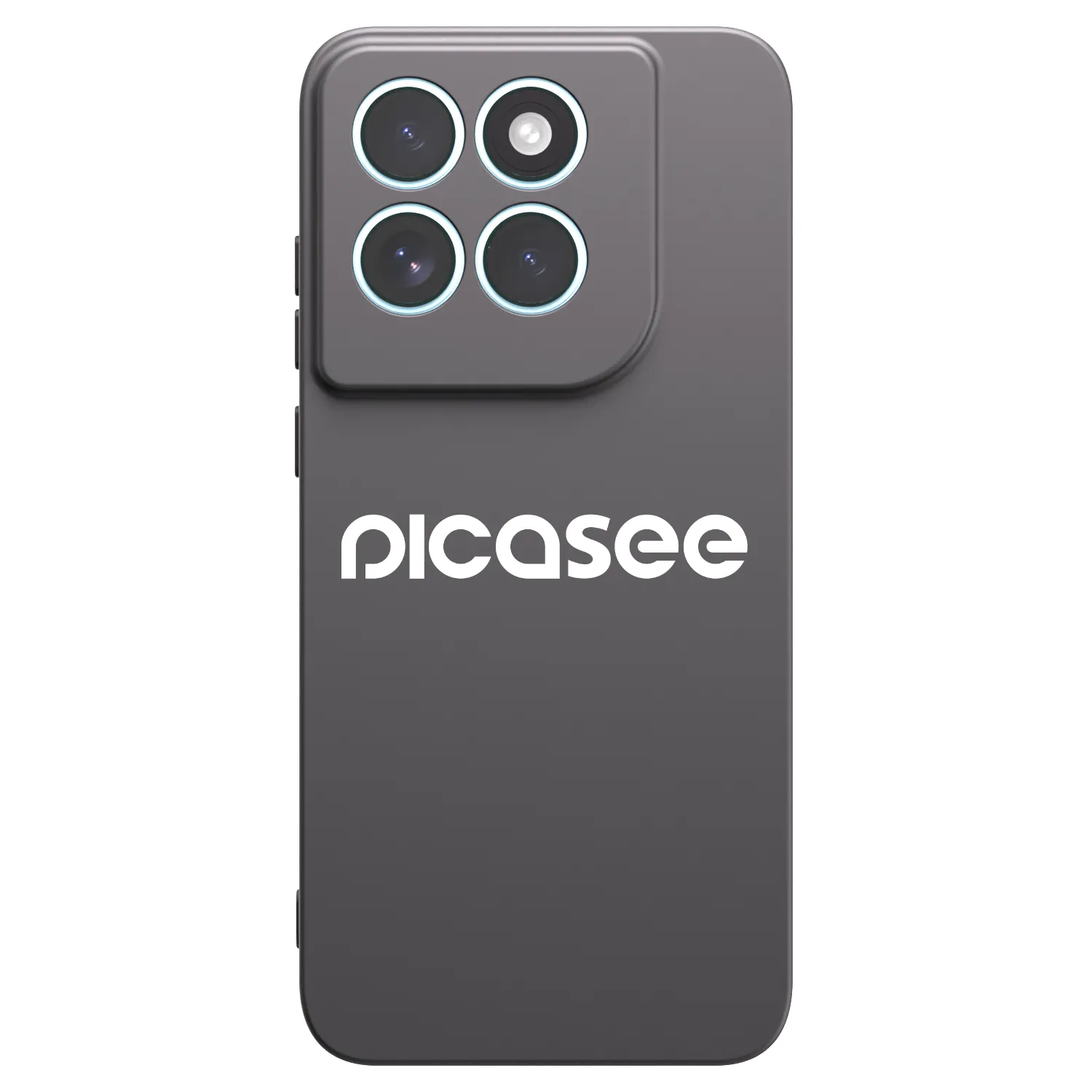Picasee husă neagră din silicon pentru Motorola Edge 70 Fusion - Picasee - new logo - white