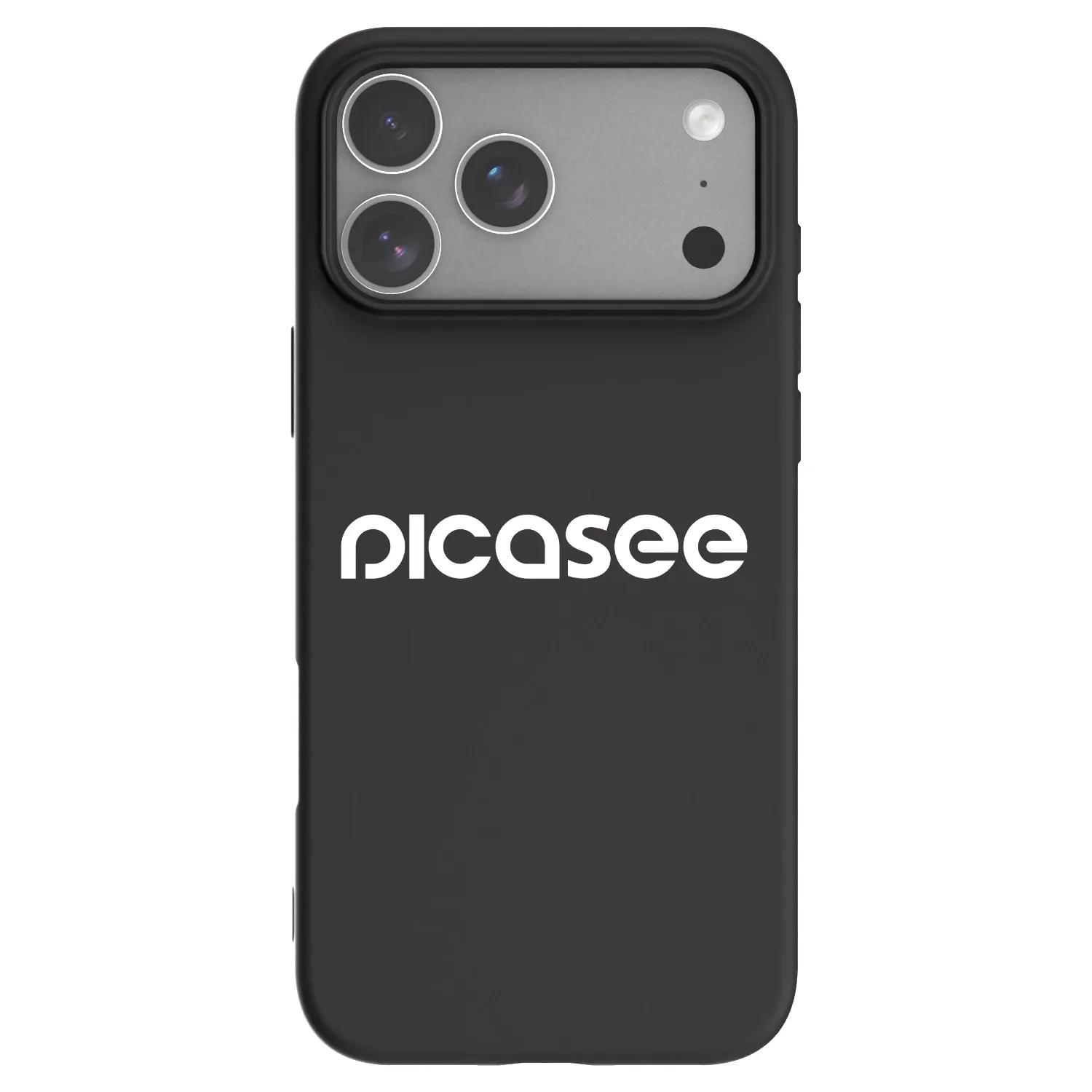 Picasee husă neagră din silicon pentru Apple iPhone 18 Pro Max - Picasee - new logo - white