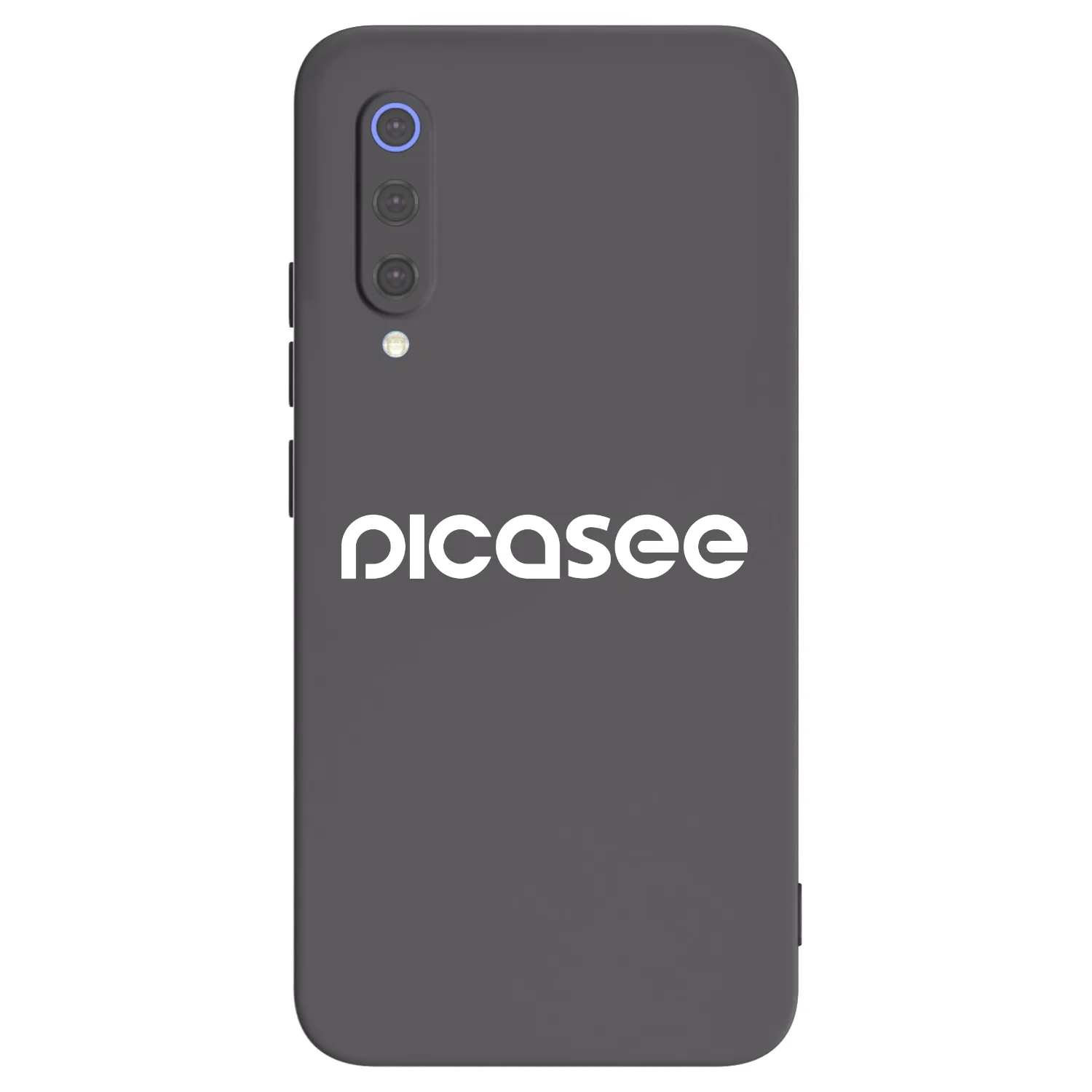 Picasee husă neagră din silicon pentru Xiaomi Mi 9 SE - Picasee - new logo - white