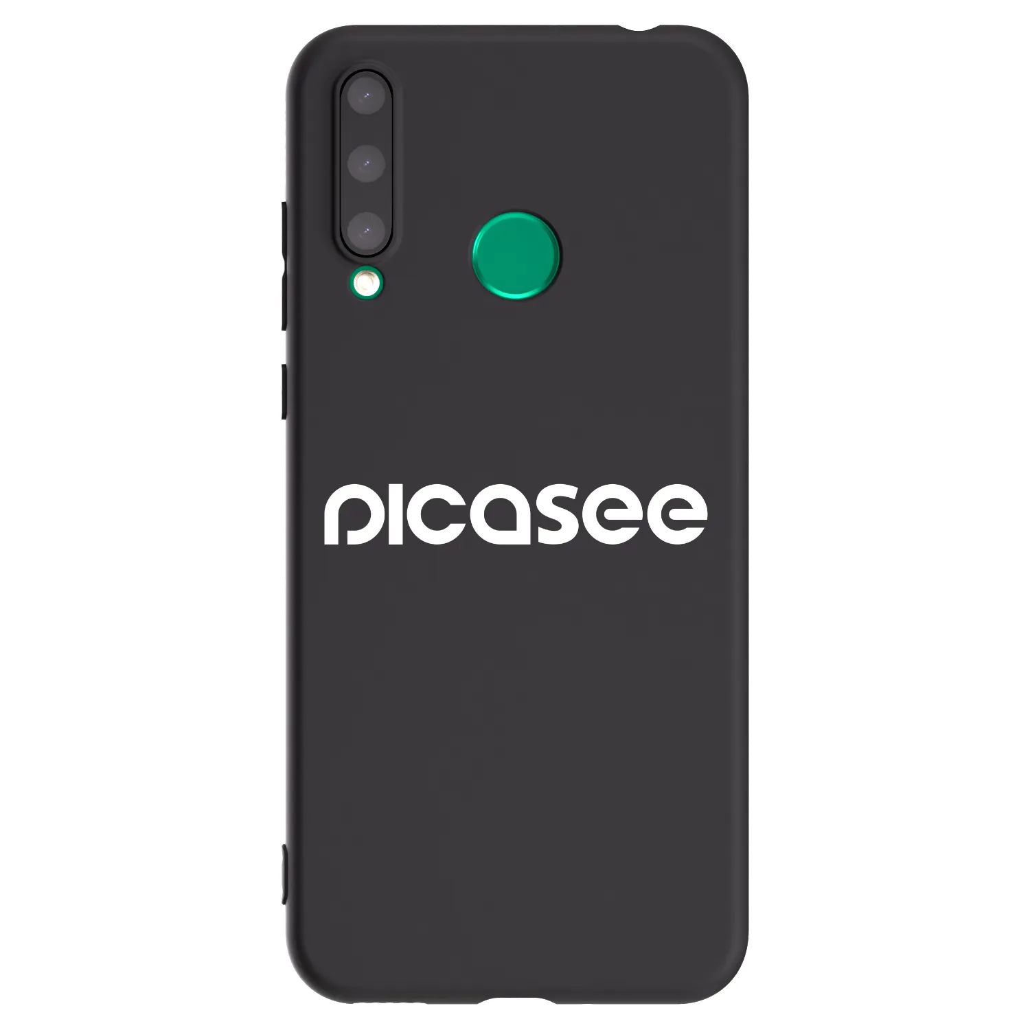 Picasee husă neagră din silicon pentru Honor 20 Lite - Picasee - new logo - white