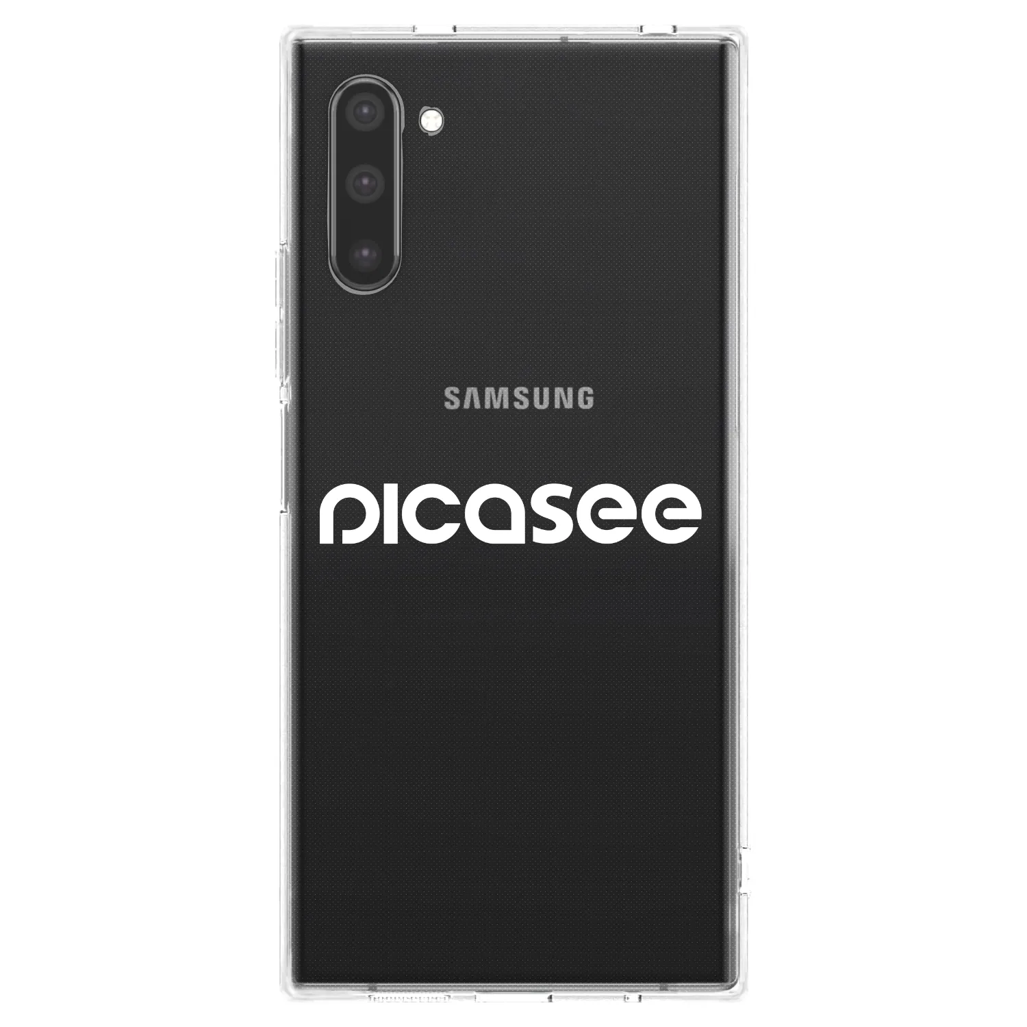 Picasee husă transparentă din silicon pentru Samsung Galaxy Note 10 N970F - Picasee - new logo - white