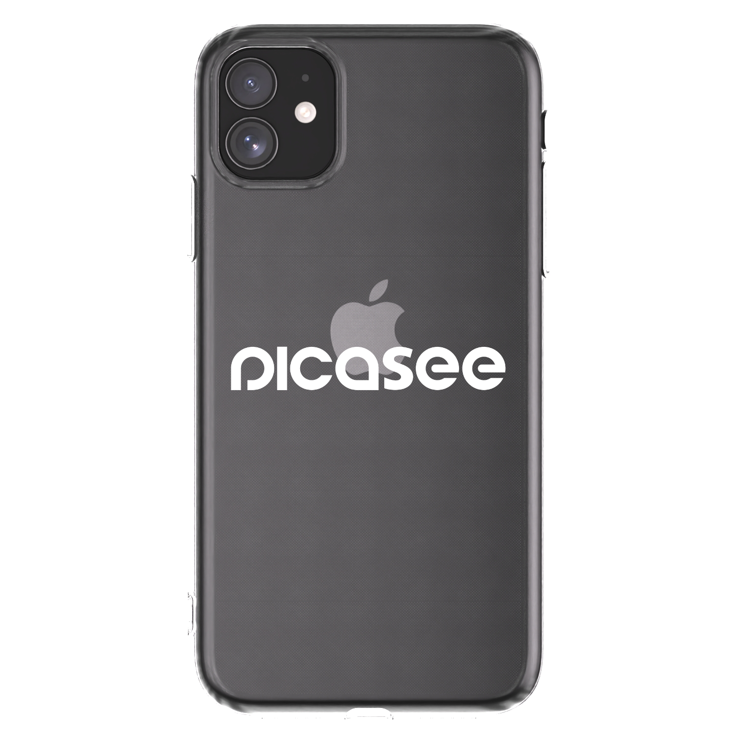 Picasee husă transparentă din silicon pentru Apple iPhone 11 - Picasee - new logo - white