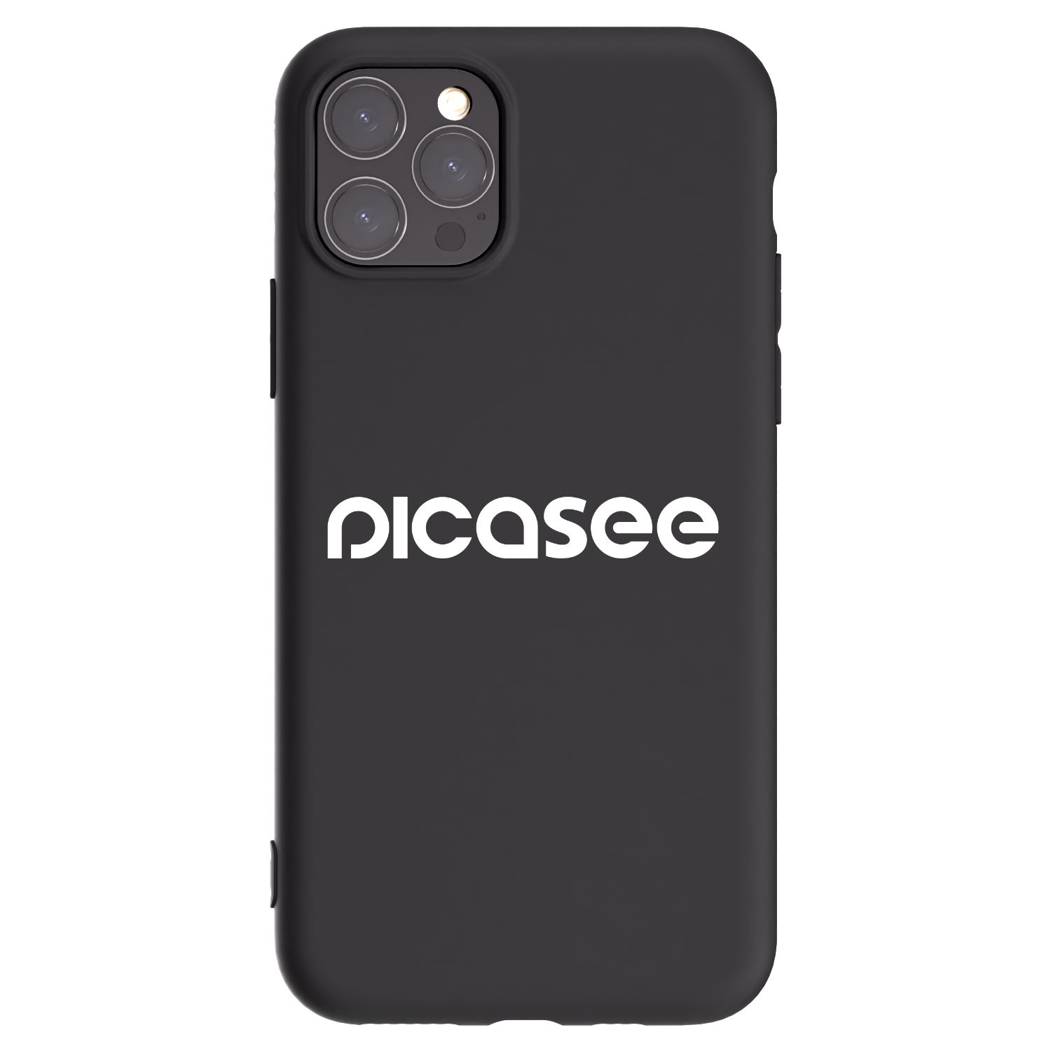Picasee husă neagră din silicon pentru Apple iPhone 11 Pro - Picasee - new logo - white