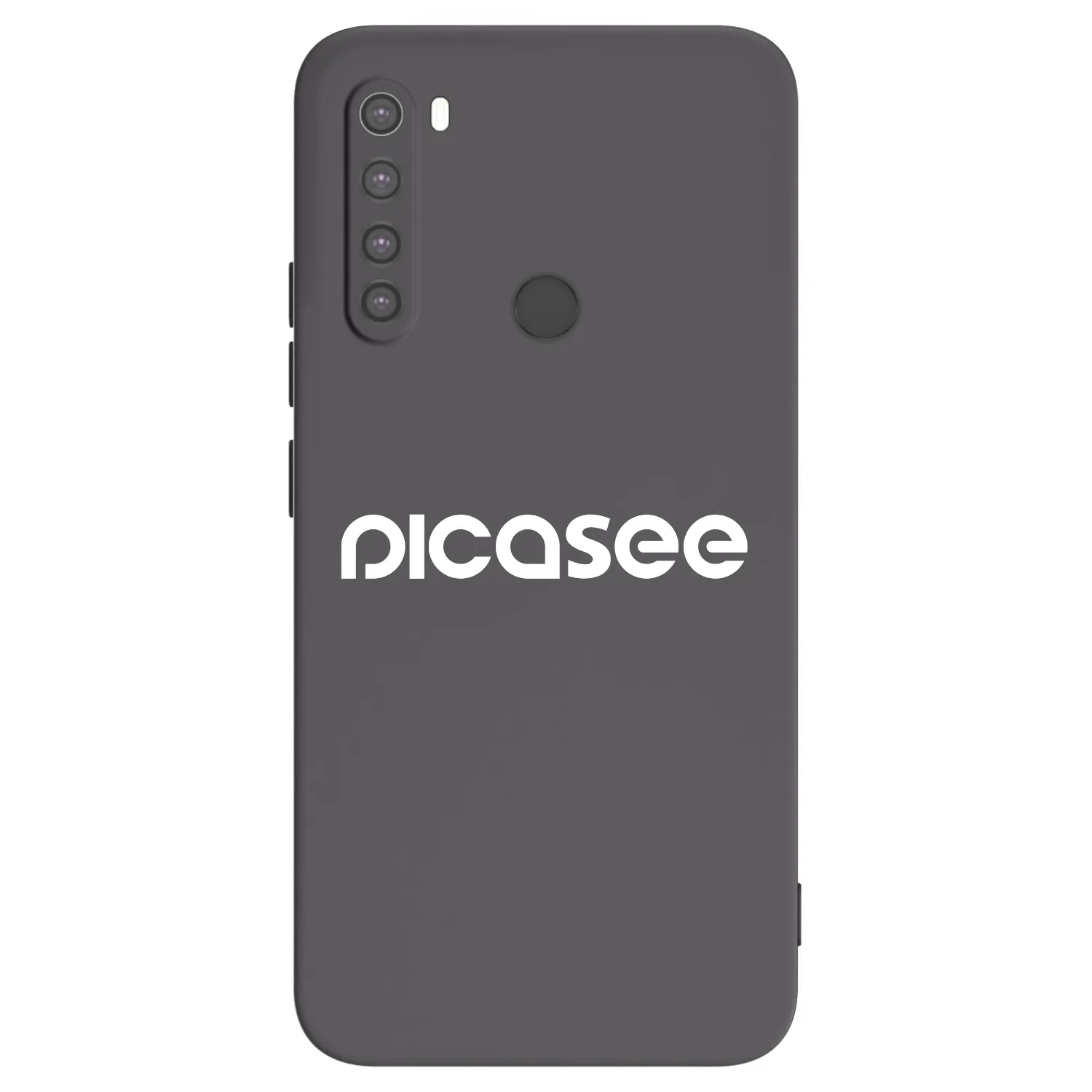 Picasee husă neagră din silicon pentru Xiaomi Redmi Note 8 - Picasee - new logo - white
