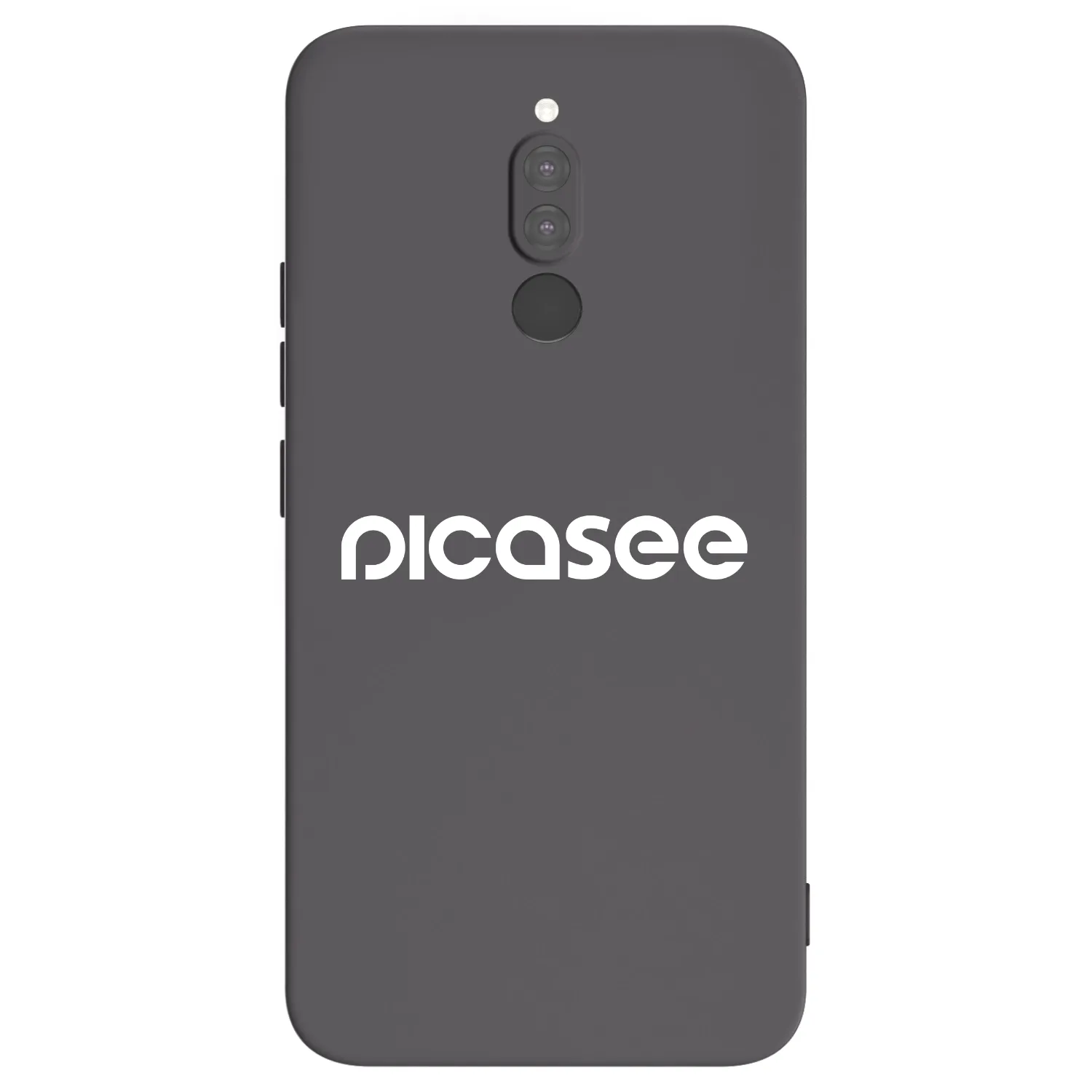 Picasee husă neagră din silicon pentru Xiaomi Redmi 8 - Picasee - new logo - white
