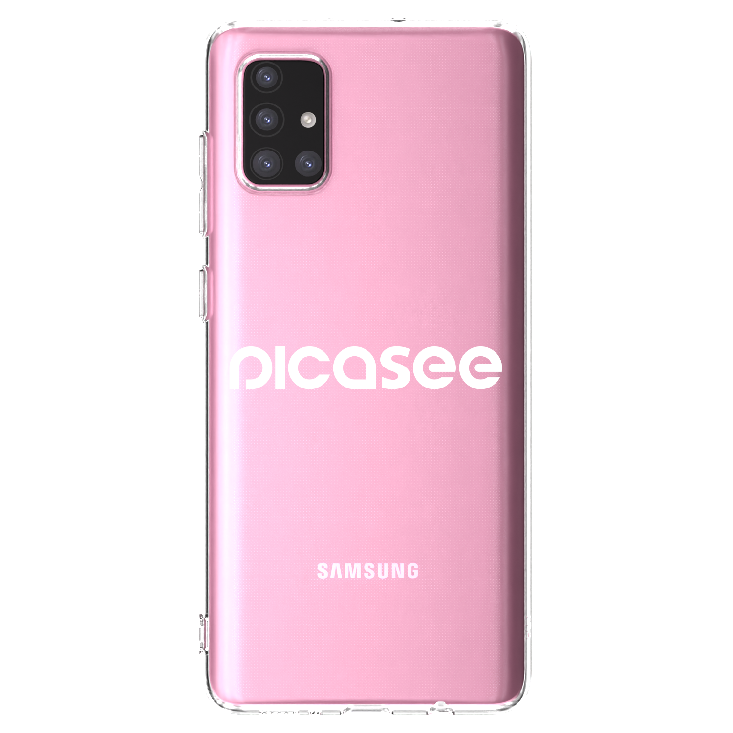 Picasee husă transparentă din silicon pentru Samsung Galaxy A71 A715F - Picasee - new logo - white