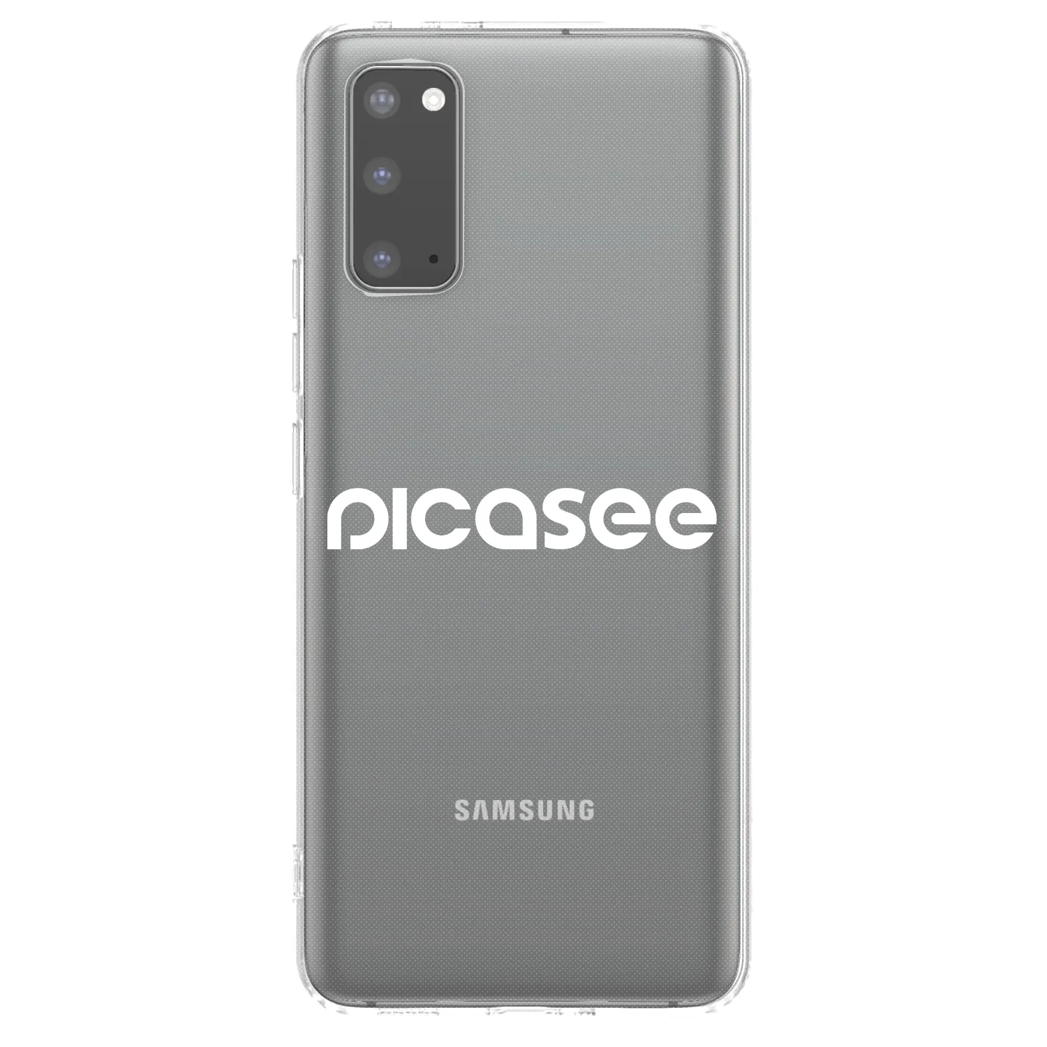Picasee husă transparentă din silicon pentru Samsung Galaxy S20 G980F - Picasee - new logo - white