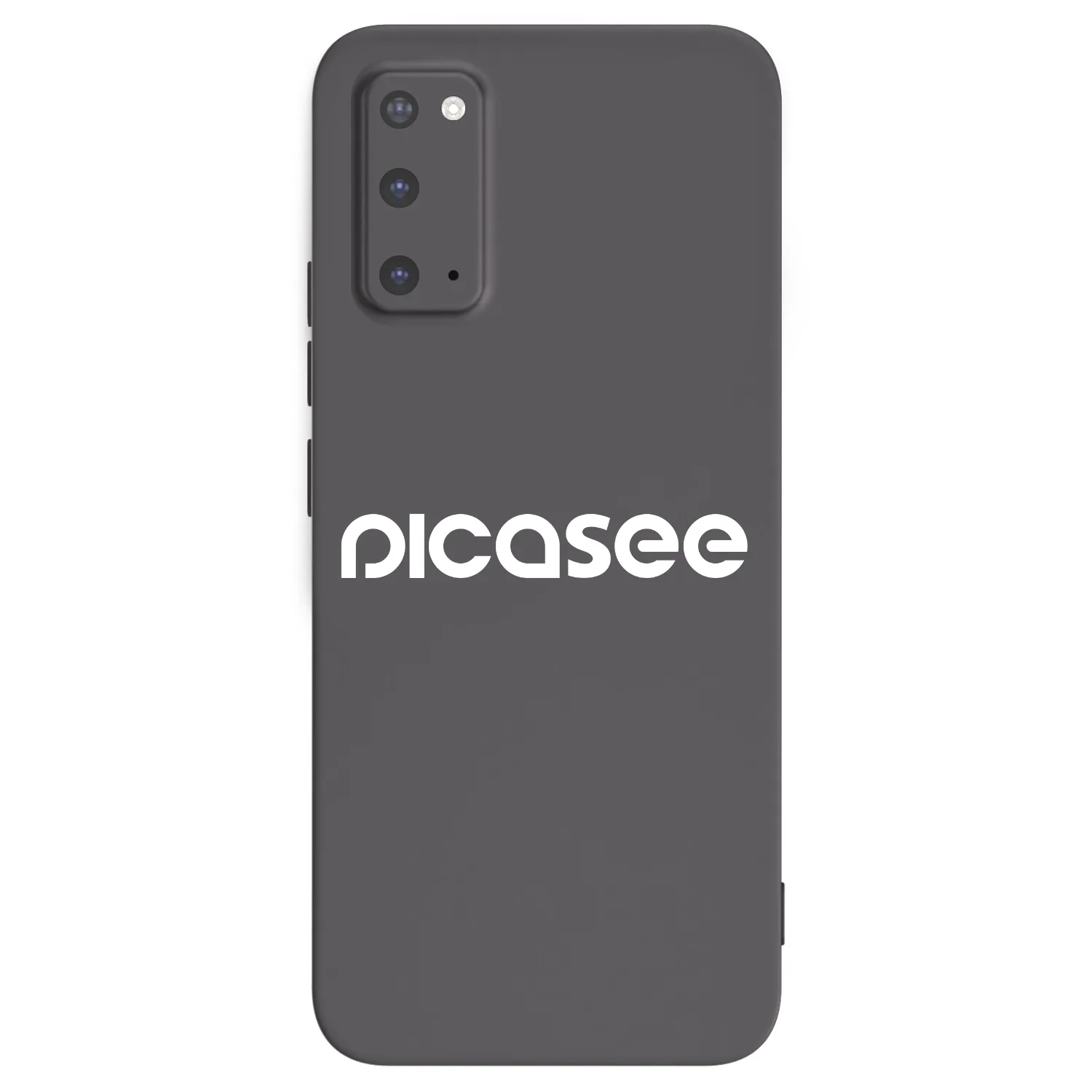 Picasee husă neagră din silicon pentru Samsung Galaxy S20 G980F - Picasee - new logo - white