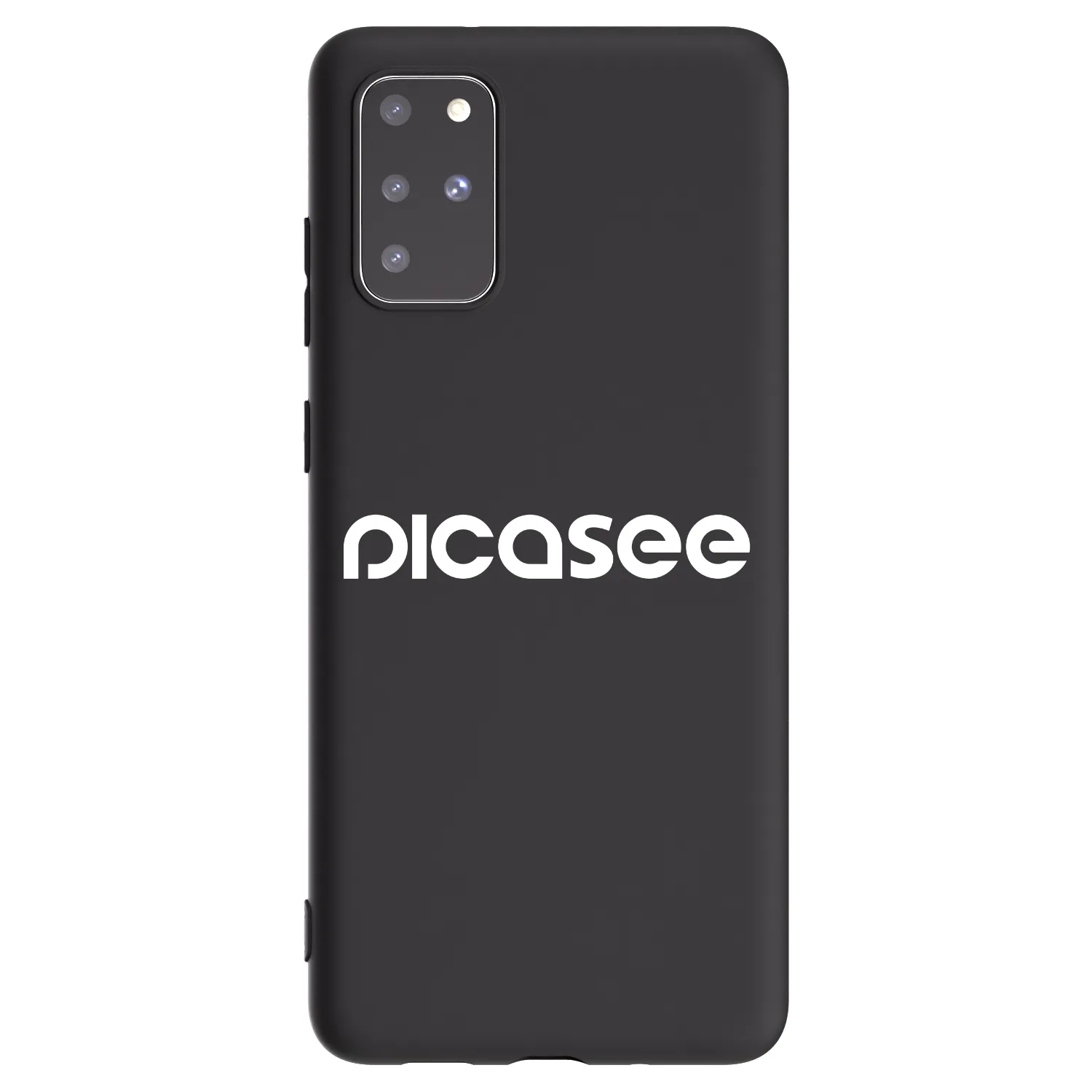 Picasee husă neagră din silicon pentru Samsung Galaxy S20+ G985F - Picasee - new logo - white