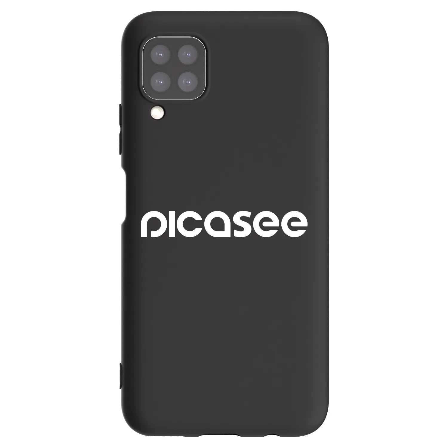 Picasee husă neagră din silicon pentru Huawei P40 Lite - Picasee - new logo - white