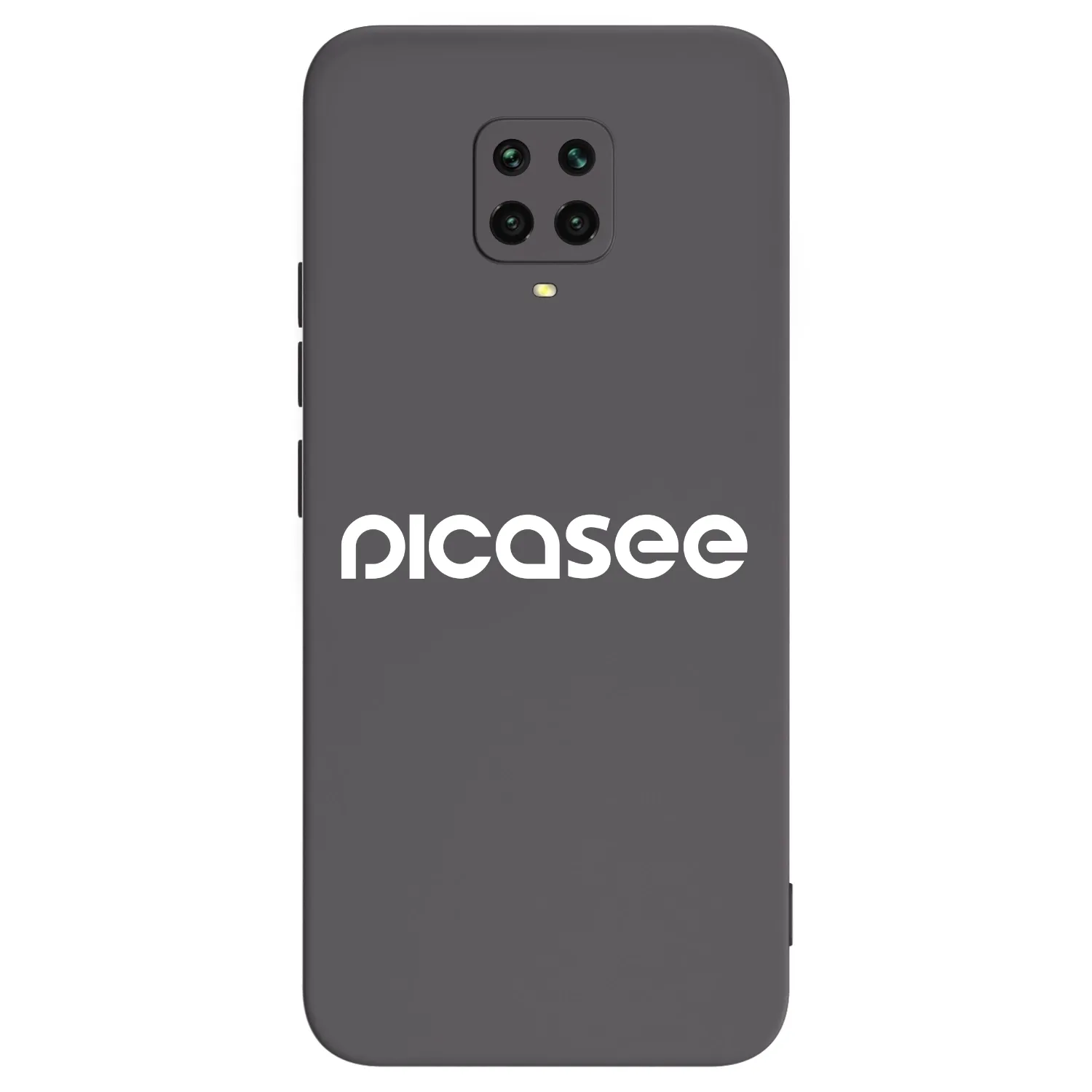 Picasee husă neagră din silicon pentru Xiaomi Redmi Note 9S - Picasee - new logo - white