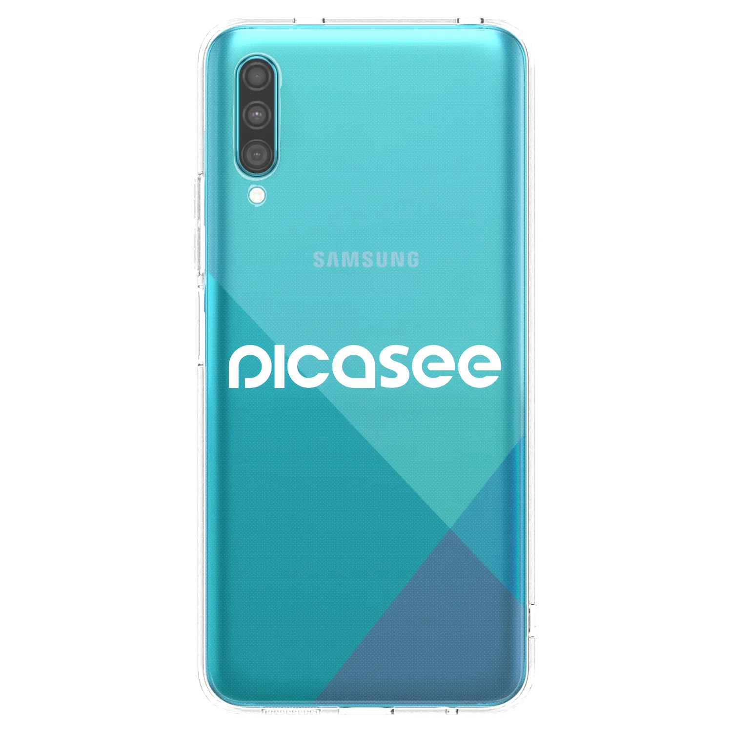 Picasee husă transparentă din silicon pentru Samsung Galaxy A30s A307F - Picasee - new logo - white