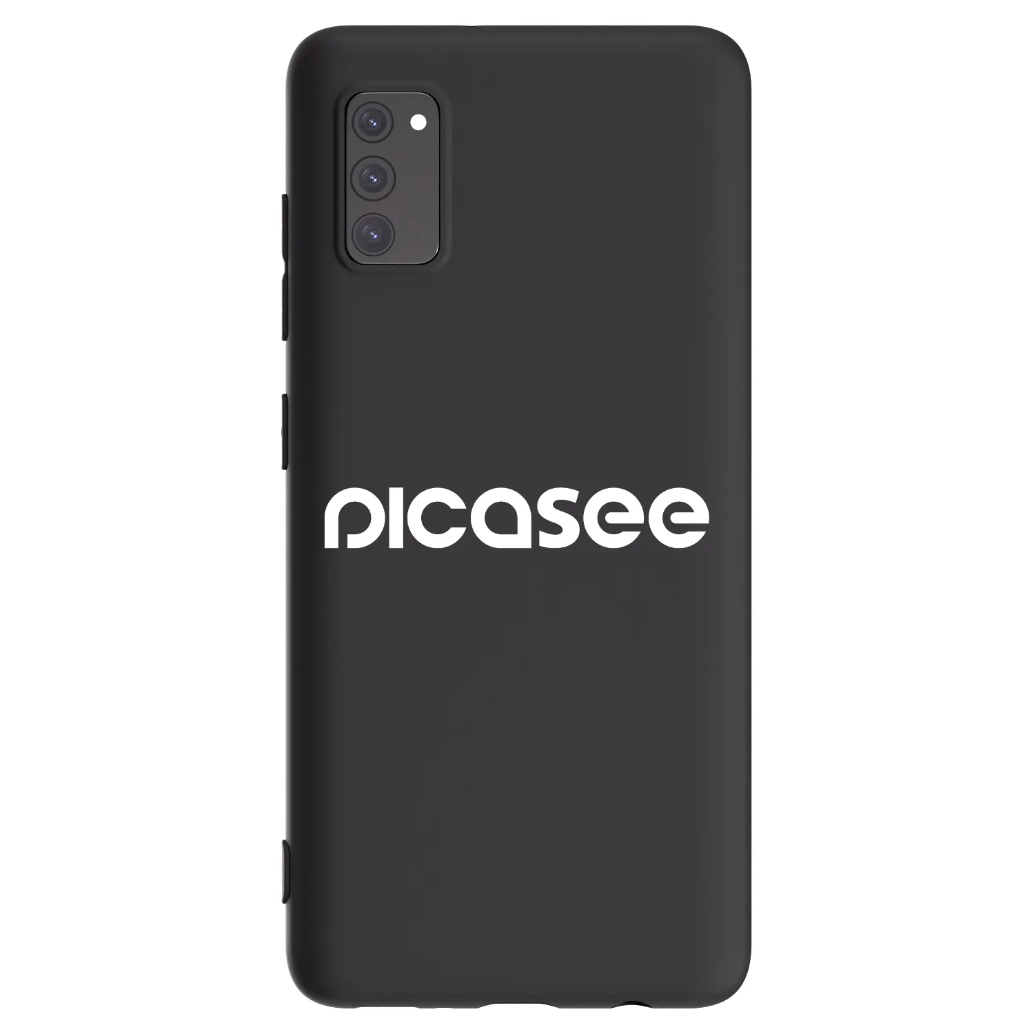 Picasee husă neagră din silicon pentru Samsung Galaxy A41 A415F - Picasee - new logo - white