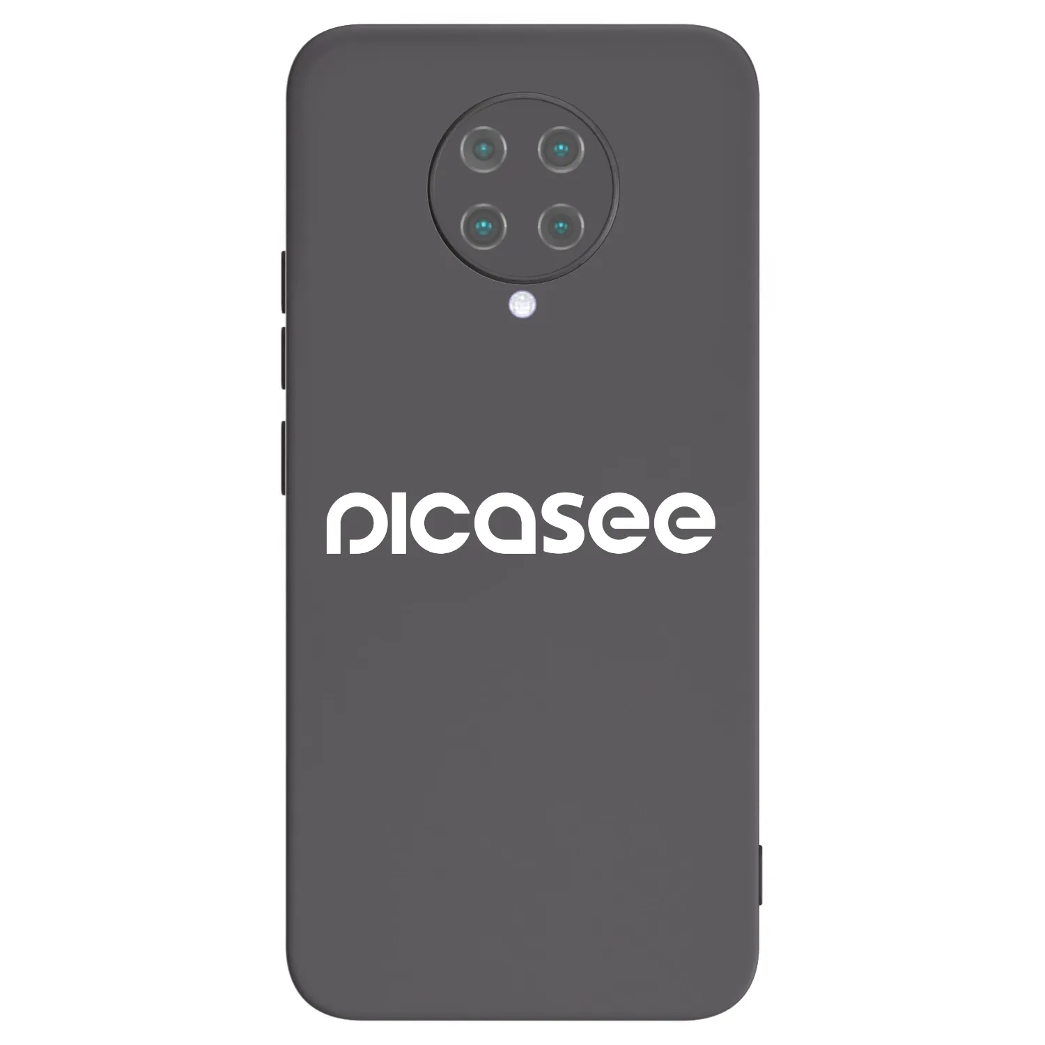 Picasee husă neagră din silicon pentru Xiaomi Poco F2 Pro - Picasee - new logo - white