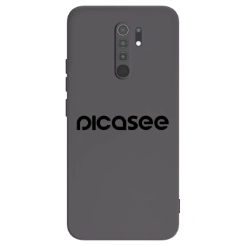 Picasee husă neagră din silicon pentru Xiaomi Redmi 9 - Picasee - new logo - black