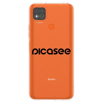 Picasee husă transparentă din silicon pentru Xiaomi Redmi 9C - Picasee - new logo - black