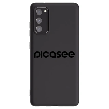 Picasee husă neagră din silicon pentru Samsung Galaxy S20 FE - Picasee - new logo - black