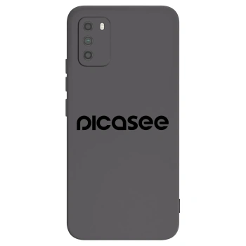 Picasee husă neagră din silicon pentru Xiaomi Poco M3 - Picasee - new logo - black