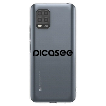 Picasee husă transparentă din silicon pentru Xiaomi Mi 10 Lite - Picasee - new logo - black