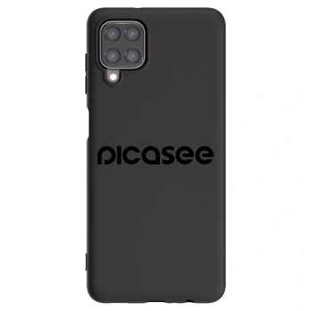Picasee husă neagră din silicon pentru Samsung Galaxy A12 A125F - Picasee - new logo - black