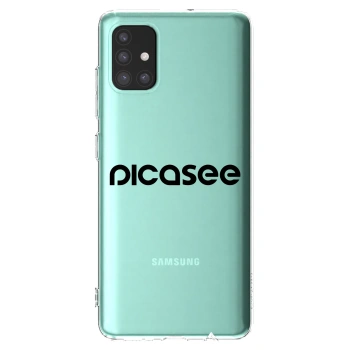 Picasee husă transparentă din silicon pentru Samsung Galaxy M31s - Picasee - new logo - black