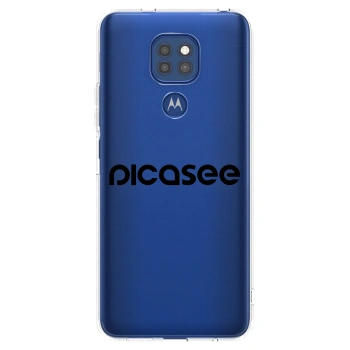 Picasee husă transparentă din silicon pentru Motorola Moto G9 Play - Picasee - new logo - black