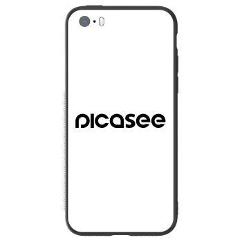 Husă pentru Apple iPhone 5/5S/SE - Picasee - new logo - black