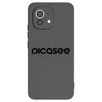 Picasee husă neagră din silicon pentru Xiaomi Mi 11 - Picasee - new logo - black