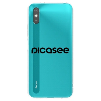 Picasee husă transparentă din silicon pentru Xiaomi Redmi 9AT - Picasee - new logo - black