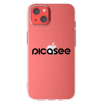 Picasee husă transparentă din silicon pentru Apple iPhone 13 - Picasee - new logo - black
