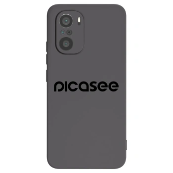 Picasee husă neagră din silicon pentru Xiaomi Poco F3 - Picasee - new logo - black
