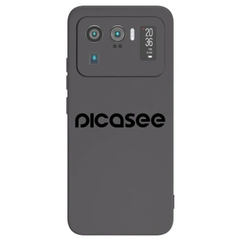 Picasee husă neagră din silicon pentru Xiaomi Mi 11 Ultra - Picasee - new logo - black