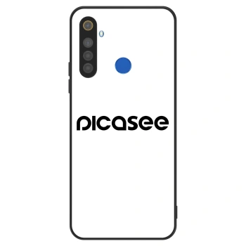 Husă pentru Realme 5 - Picasee - new logo - black