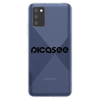 Picasee husă transparentă din silicon pentru Samsung Galaxy A02s A025G - Picasee - new logo - black