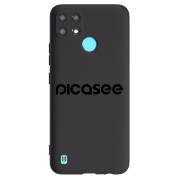 Husă pentru Realme C21 - Picasee - new logo - black