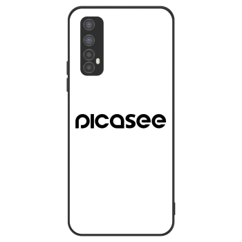 Husă pentru Realme 7 - Picasee - new logo - black