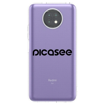 Picasee husă transparentă din silicon pentru Xiaomi Redmi Note 9T - Picasee - new logo - black
