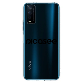 Picasee husă transparentă din silicon pentru Vivo Y11s - Picasee - new logo - black