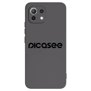 Picasee husă neagră din silicon pentru Xiaomi 11 Lite 5G NE - Picasee - new logo - black