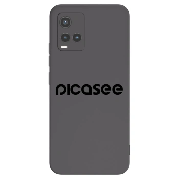 Picasee husă neagră din silicon pentru Vivo Y33s - Picasee - new logo - black