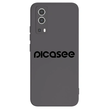 Picasee husă neagră din silicon pentru Vivo Y72 5G - Picasee - new logo - black