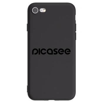 Picasee husă neagră din silicon pentru Apple iPhone SE 2022 - Picasee - new logo - black
