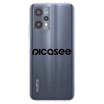 Picasee husă transparentă din silicon pentru Realme 9 Pro 5G - Picasee - new logo - black