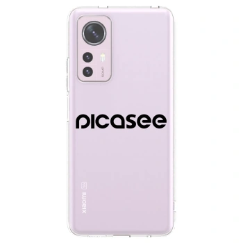Picasee husă transparentă din silicon pentru Xiaomi 12 - Picasee - new logo - black