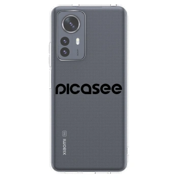 Picasee husă transparentă din silicon pentru Xiaomi 12 Pro - Picasee - new logo - black