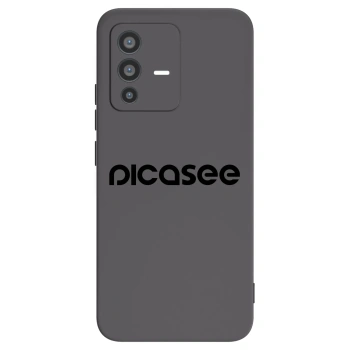 Picasee husă neagră din silicon pentru Vivo V23 5G - Picasee - new logo - black