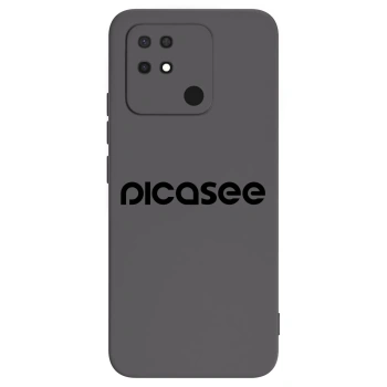 Picasee husă neagră din silicon pentru Xiaomi Redmi 10C - Picasee - new logo - black