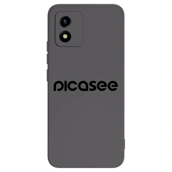 Picasee husă neagră din silicon pentru Vivo Y01 - Picasee - new logo - black