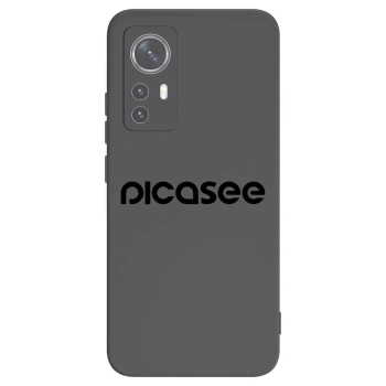 Picasee husă neagră din silicon pentru Xiaomi 12X - Picasee - new logo - black