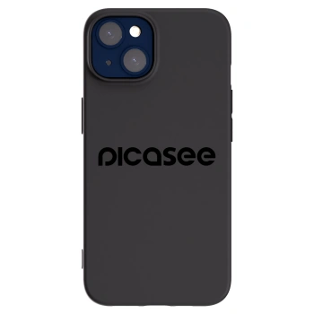 Picasee husă neagră din silicon pentru Apple iPhone 14 - Picasee - new logo - black